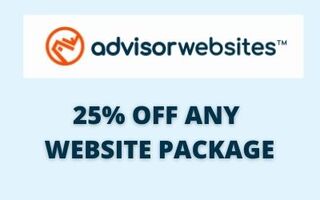 Advisors Websites 25% Discount